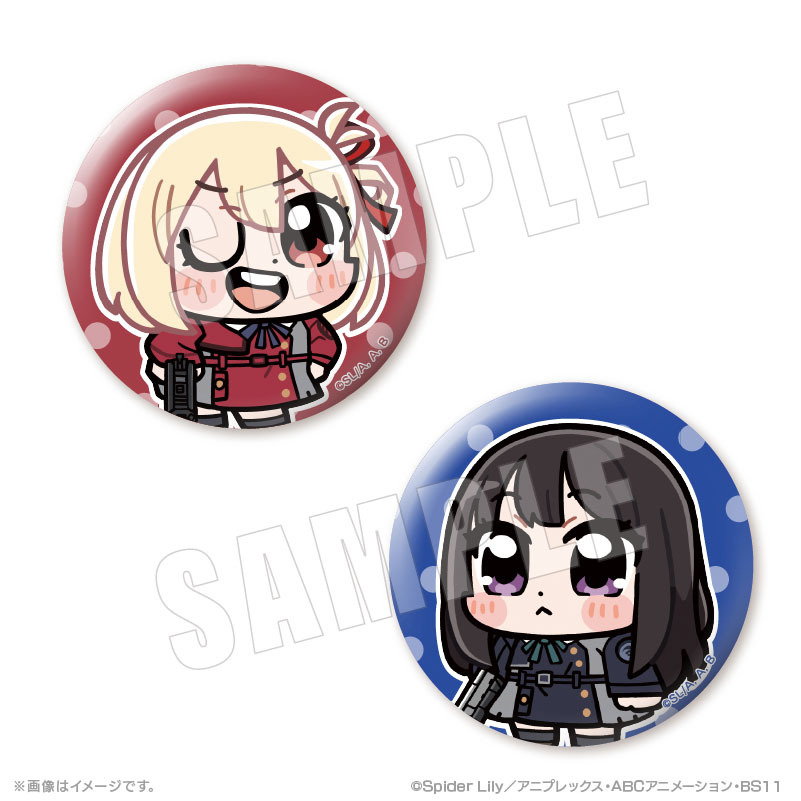 「ACG.GO」「預購」Lycoris Recoil 莉可麗絲 Bkub 襟章 BOX