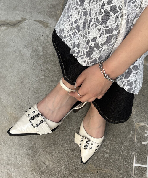 Who's Who Gallery 皮帶 綁帶 尖頭 高跟鞋 六色