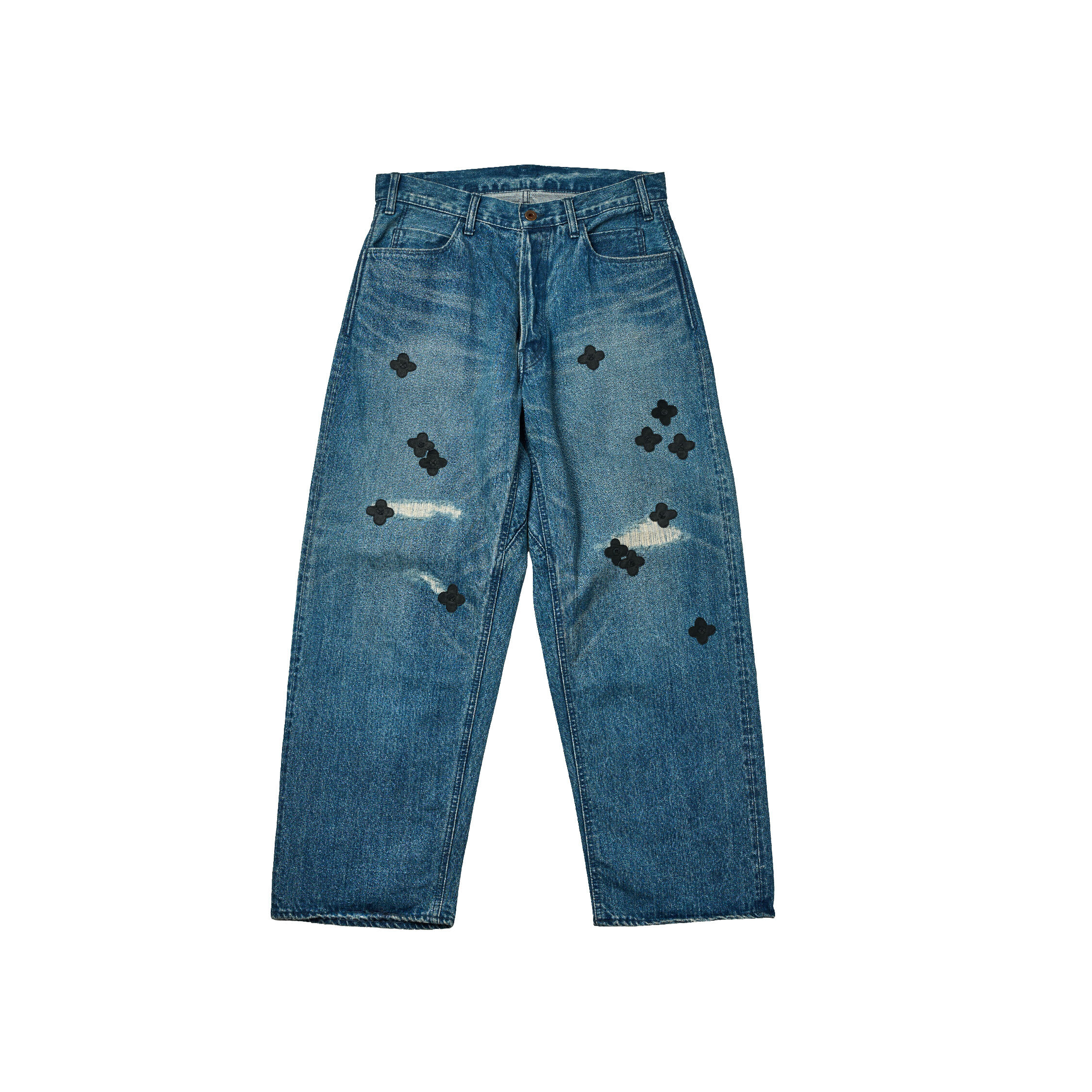 BNB Black Flower Bouche Denim