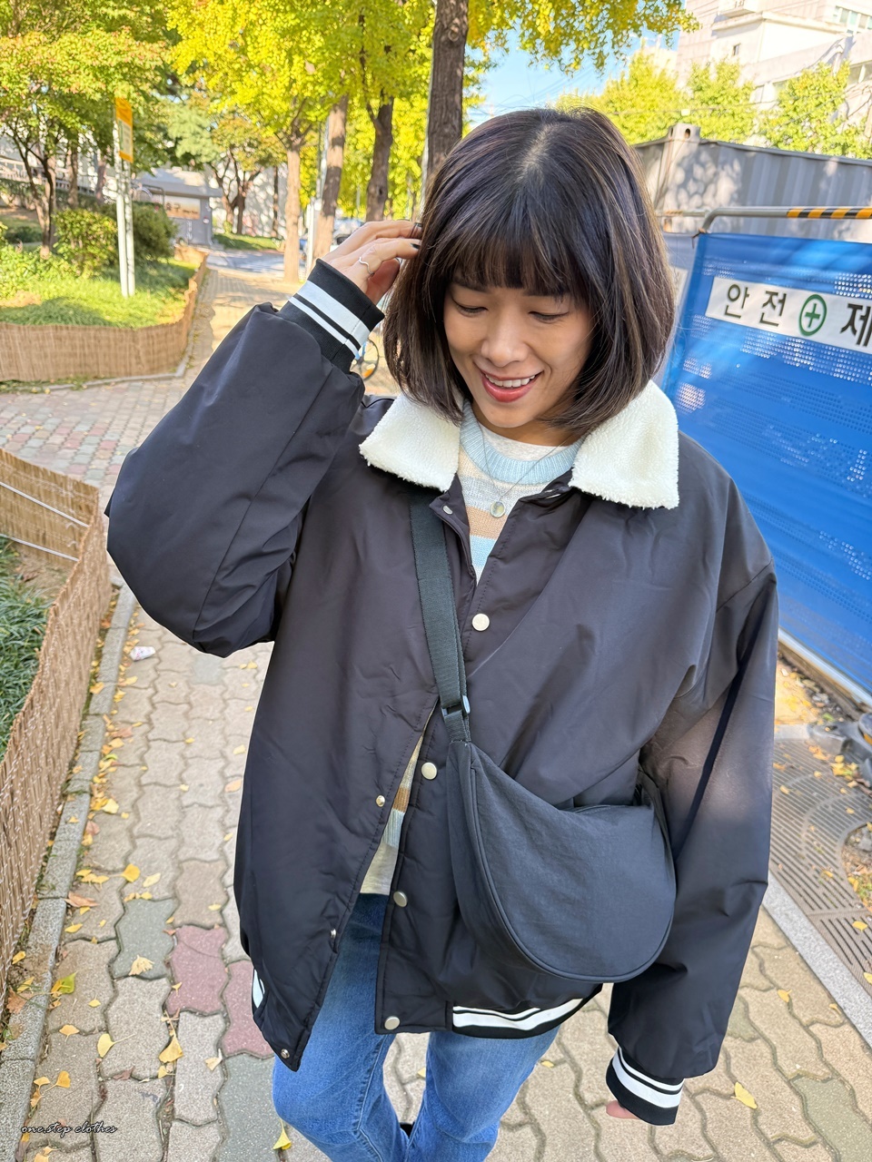 正韓酷酷黑內鋪Q毛棒球外