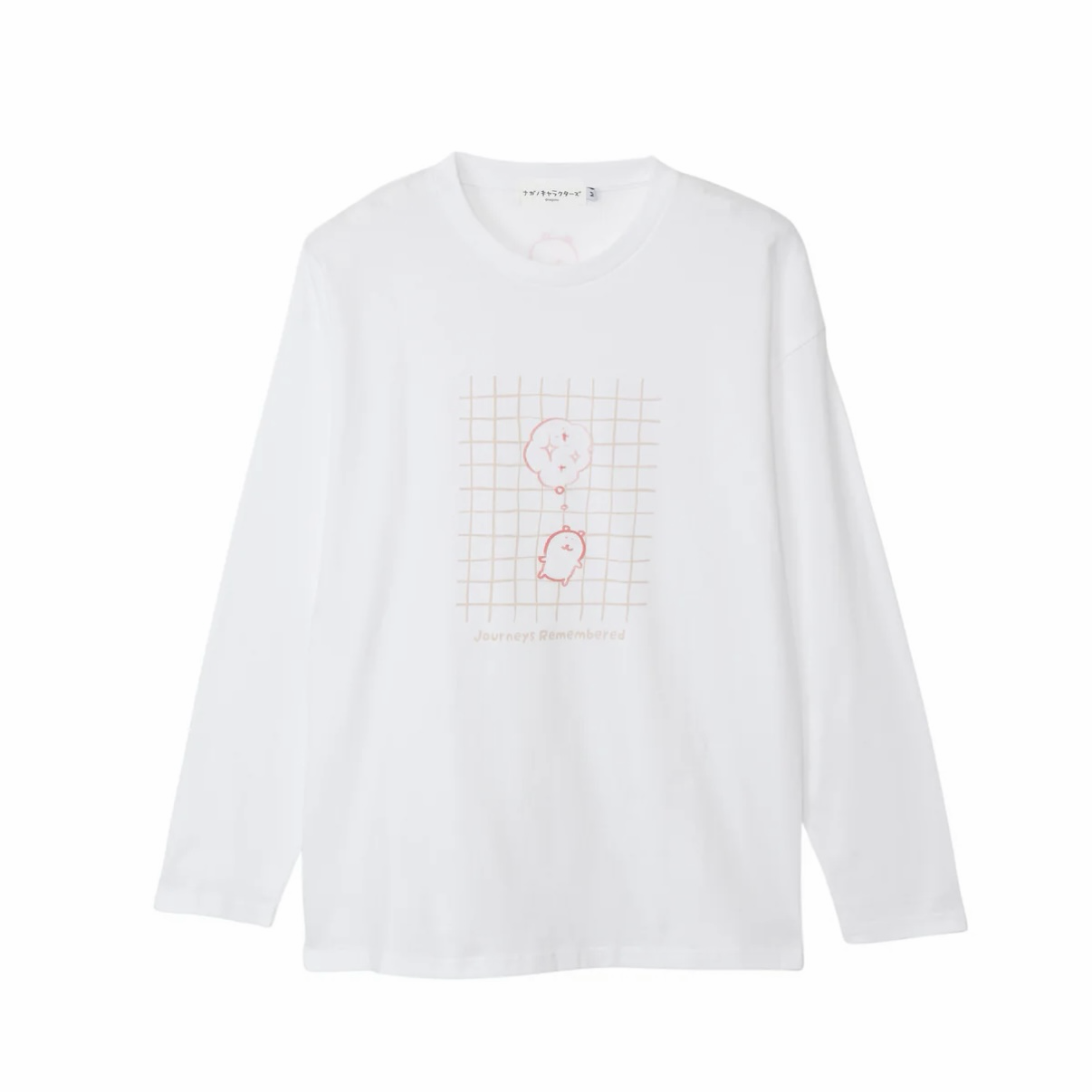 預訂｜Nagano Characters 長袖T恤 旅行的回憶 白色