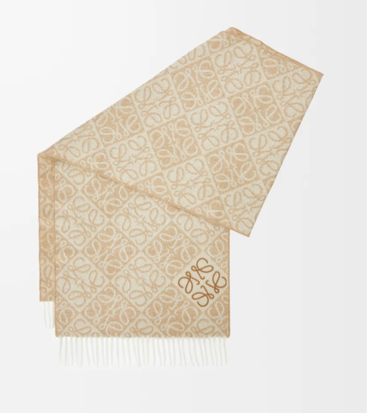 Loewe Anagram Scarf