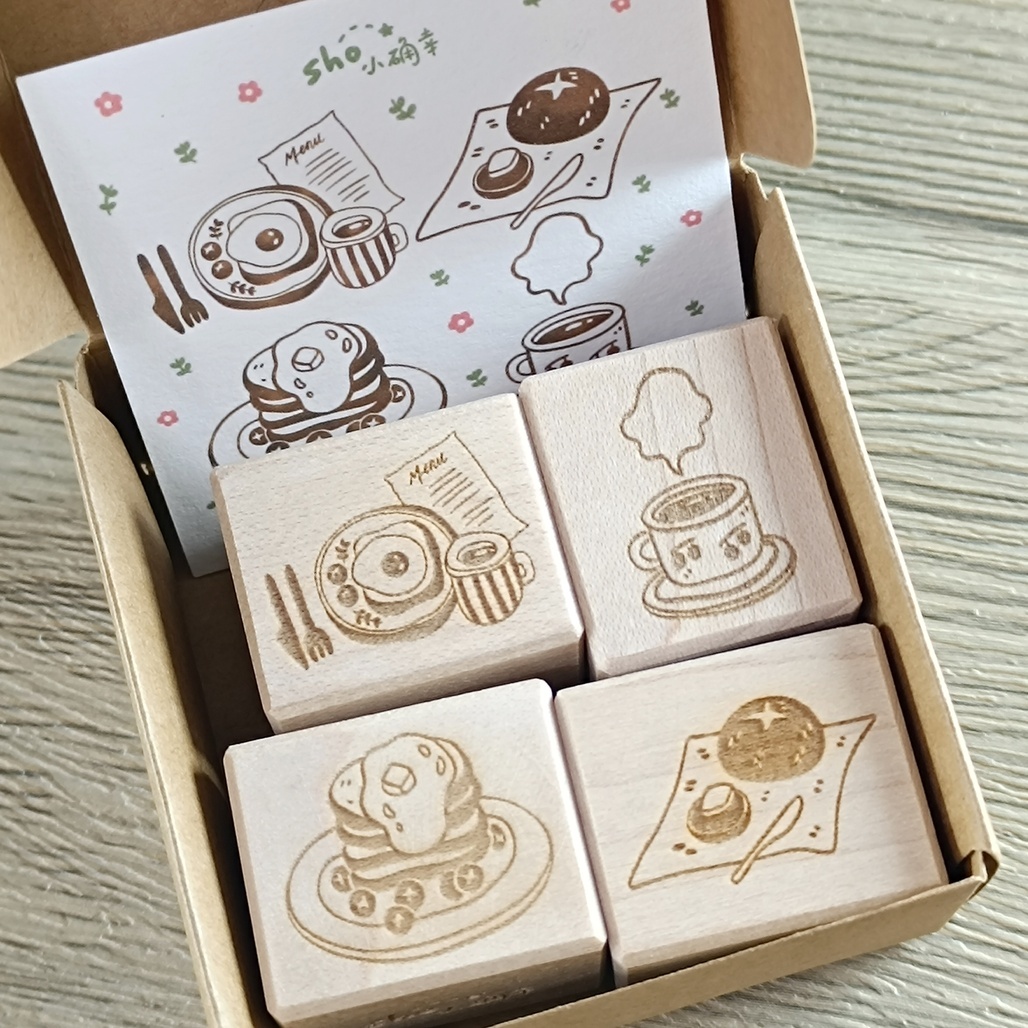 sho 小确幸．Tea Time  四入印章組