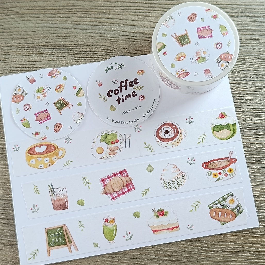 sho 小确幸．Coffee Time 2cm和紙膠帶 整捲