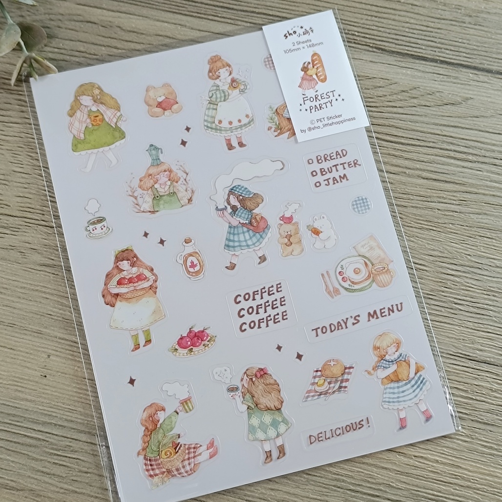 sho 小确幸．Forest Party PET貼紙