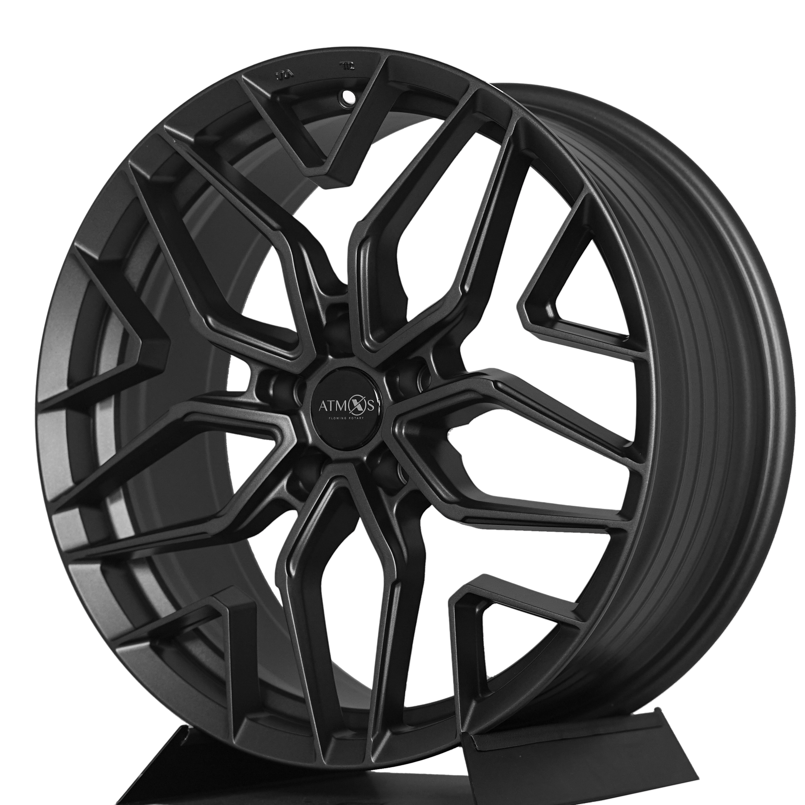 【ATOMS X 】18吋 X13 平光鐵灰 旋壓鋁圈 四入組 (5/108 ET40 8.5J)