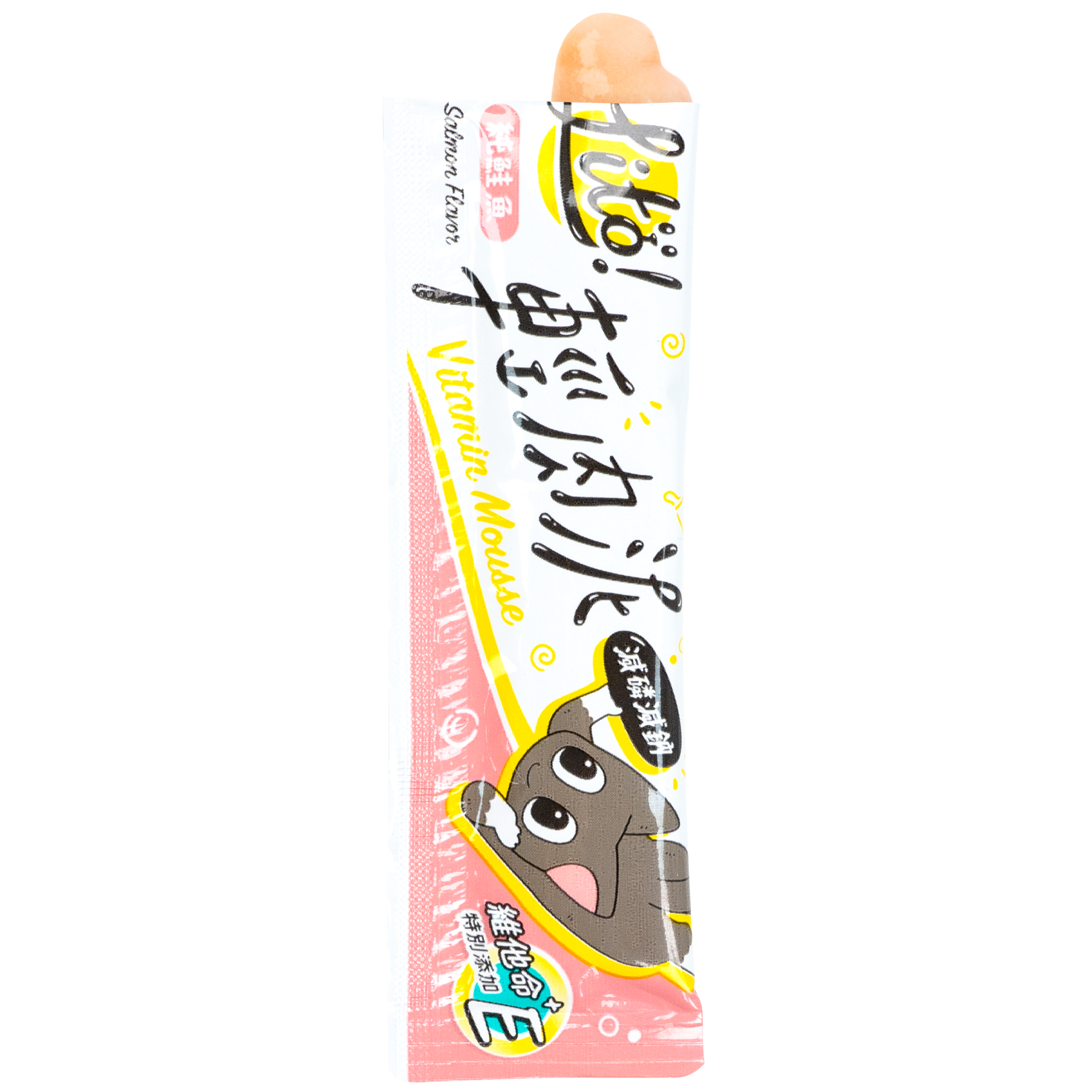 怪獸部落 – Litö! 輕肉泥 純三文魚 維他命E添加 (粉紅) 10gx4條