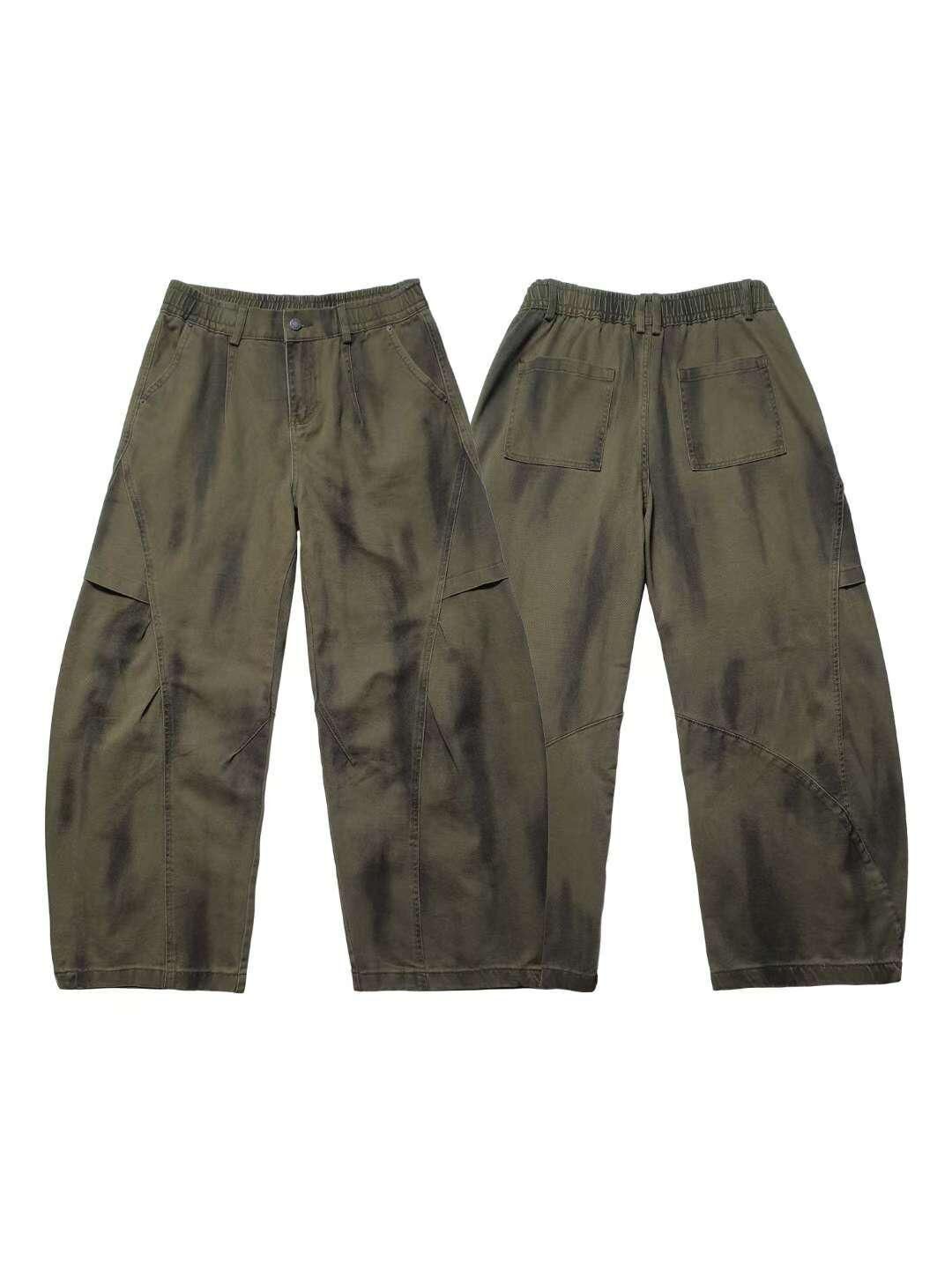 仿污鬆身褲 F&c-106P