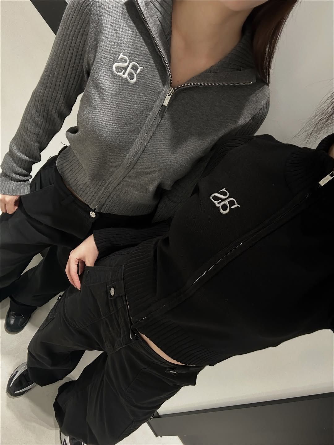 ASON MARON KNIT ZIP-UP針織拉鍊外套 (3色)