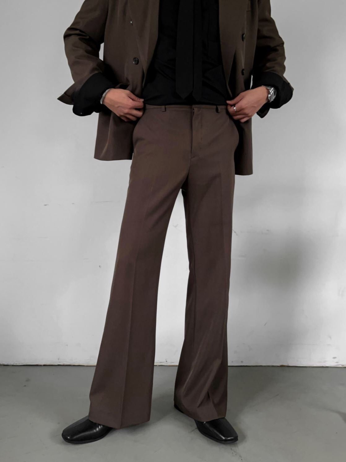 淨色喇叭西褲 1990S-025P