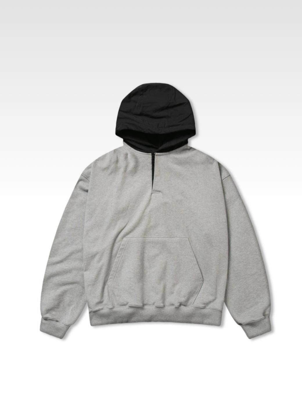 拼色半開胸連帽衛衣 12GAUGE-046T