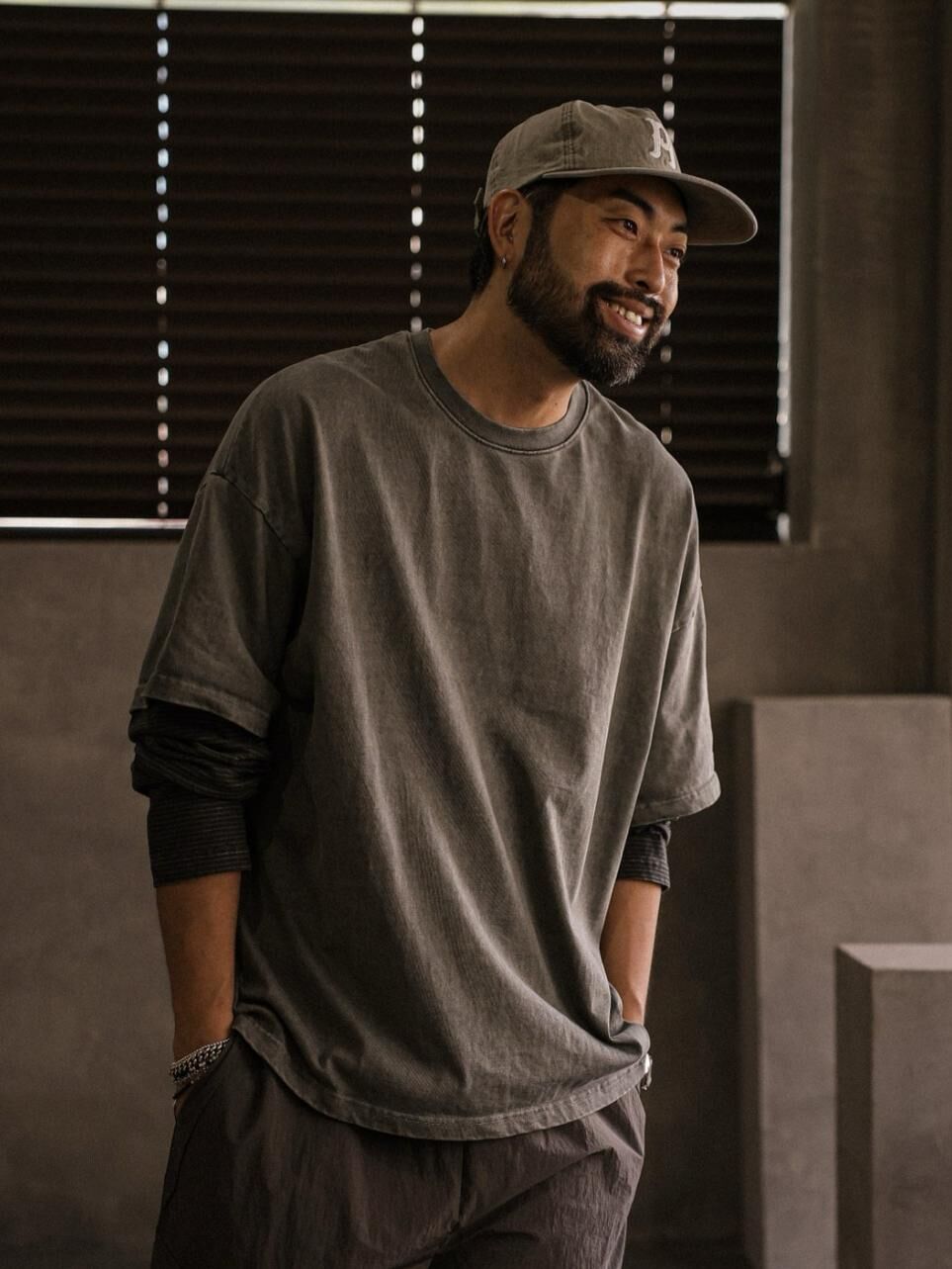 洗水假兩件長袖衫 12GAUGE-053T