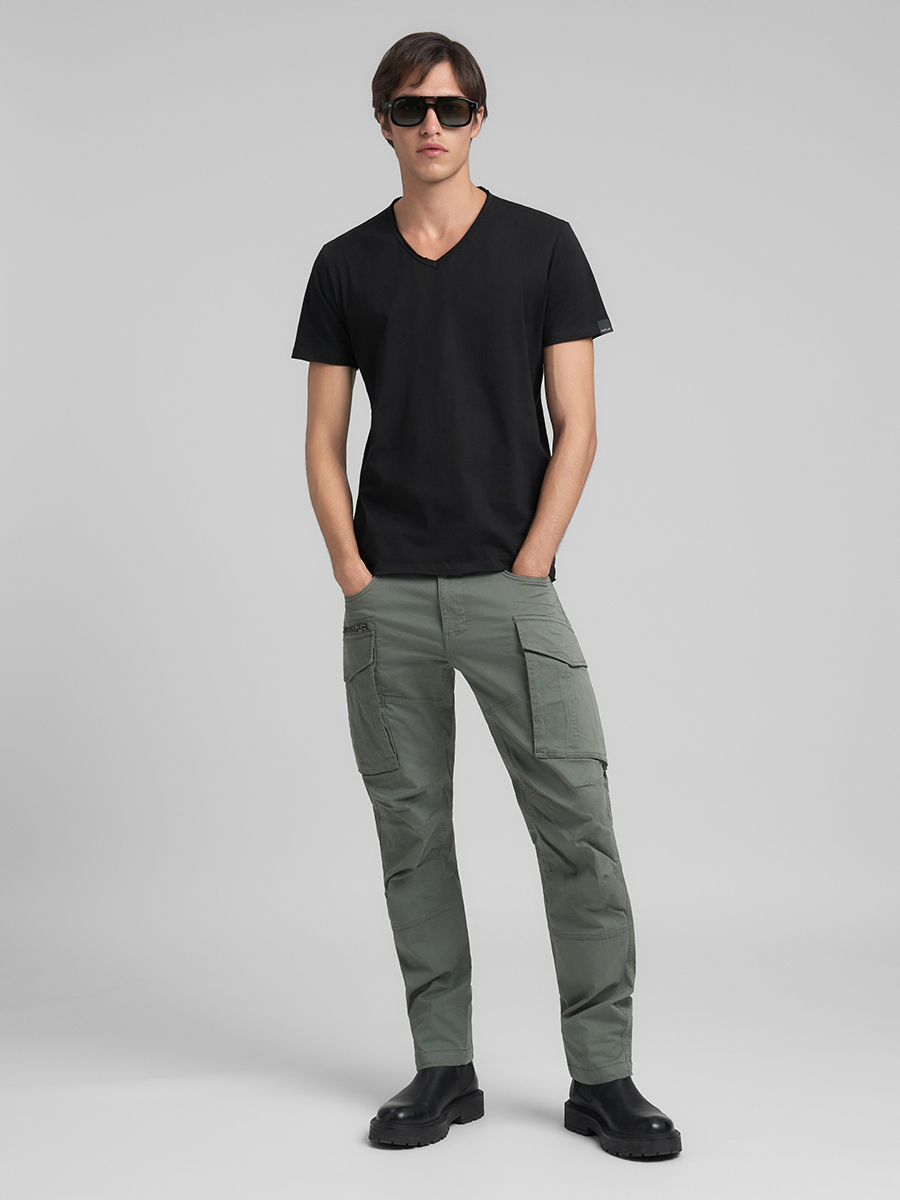 JOE 軍綠色工裝褲