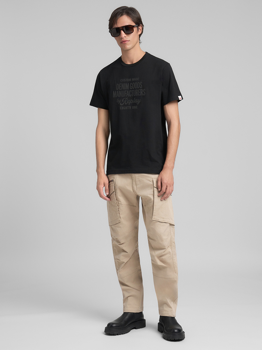 JOE 淺卡其色工裝褲