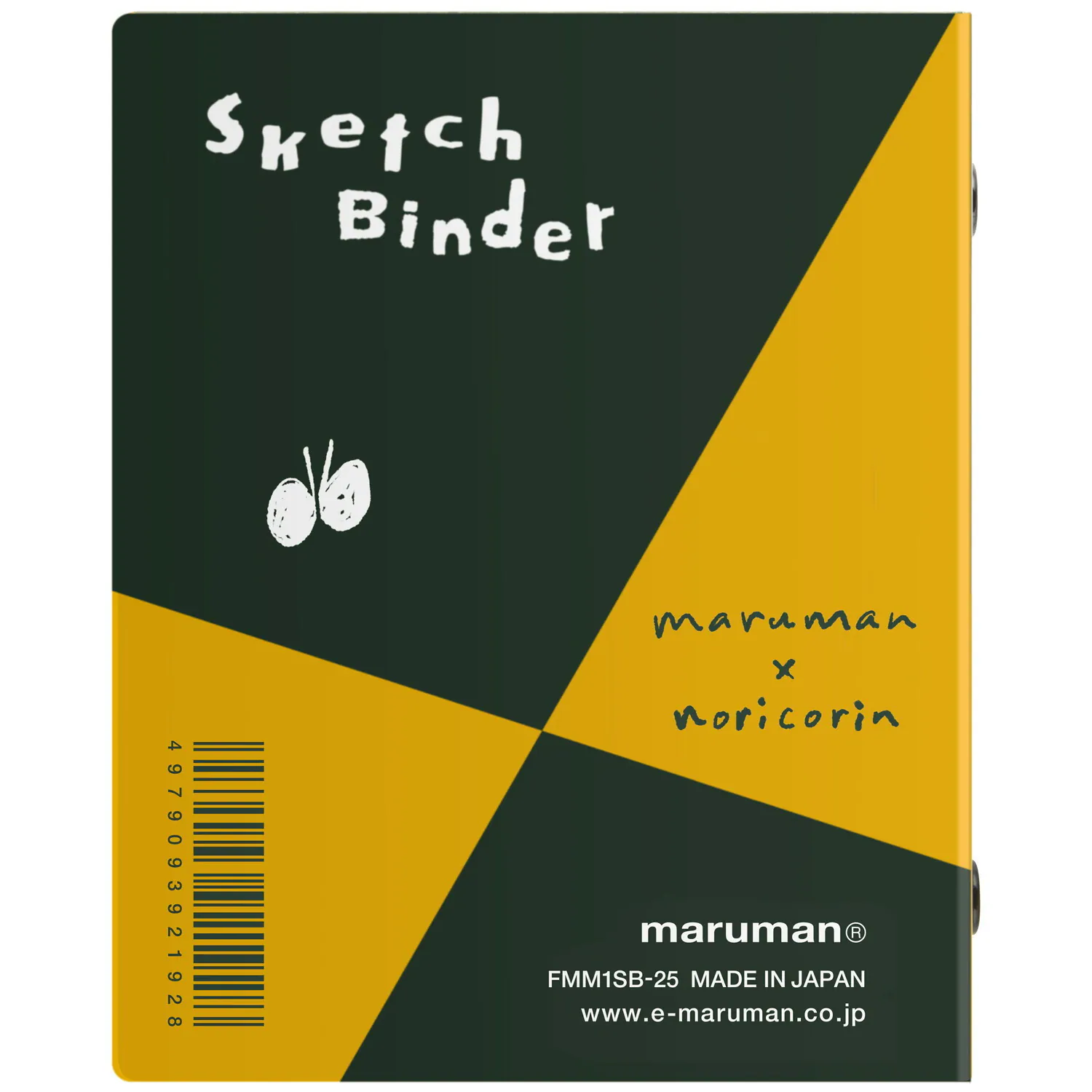 限定 9孔 迷你活頁夾 女孩與兔子 Nori Cori 附10枚內頁 Sketchbook封面｜MARUMAN 日本