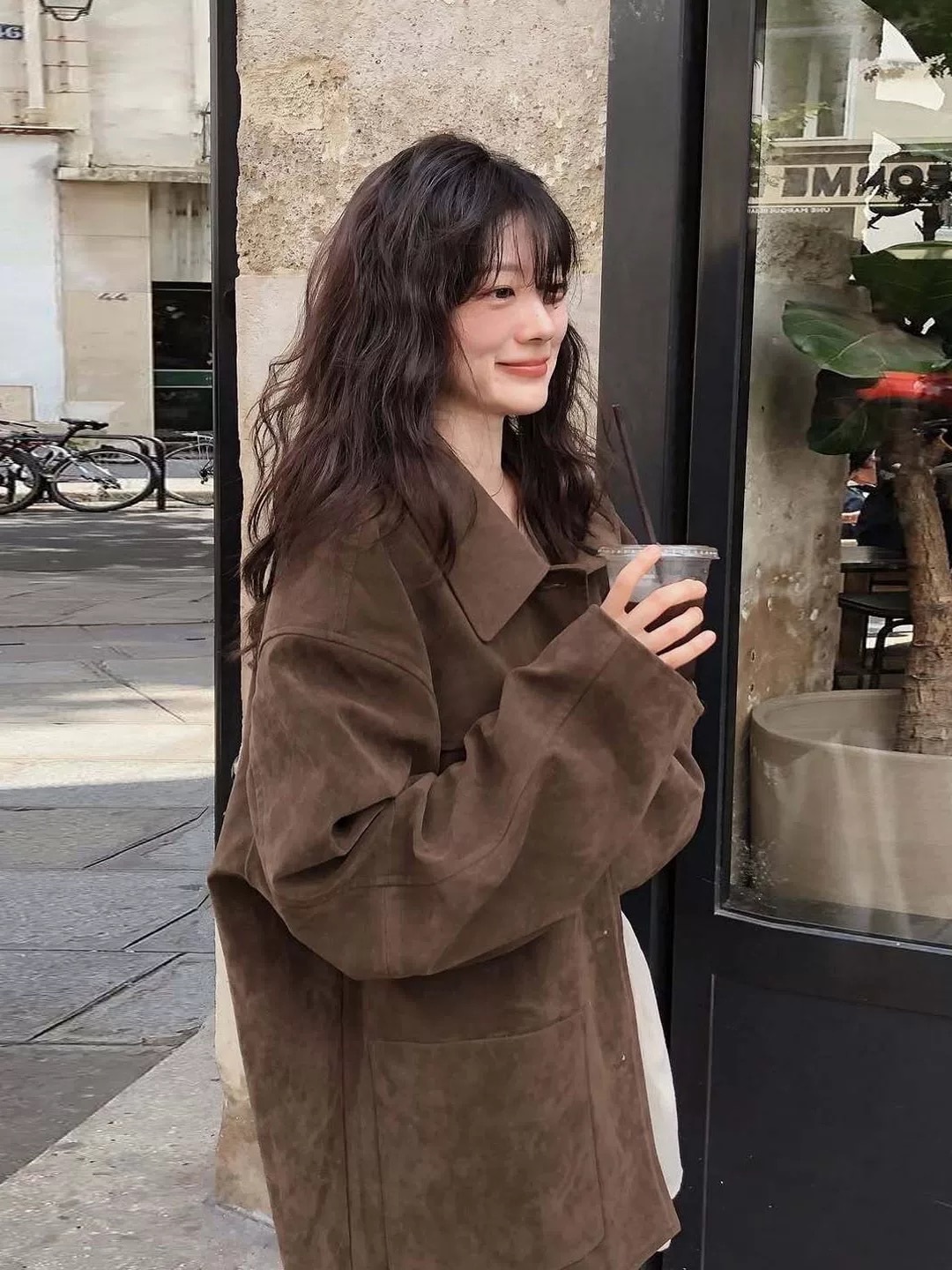 復古麂皮絨外套