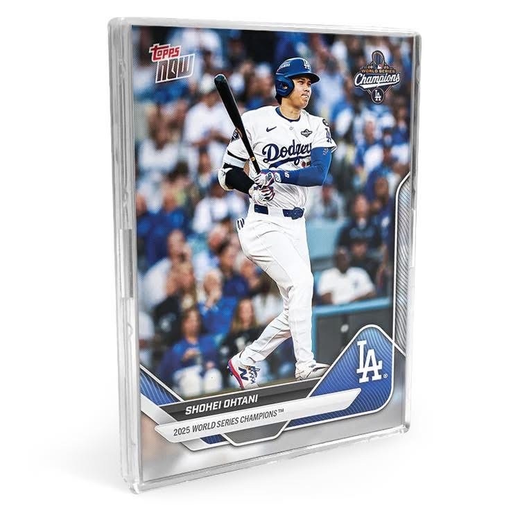 Topps MLB 2025 世界冠軍 道奇隊 卡包組