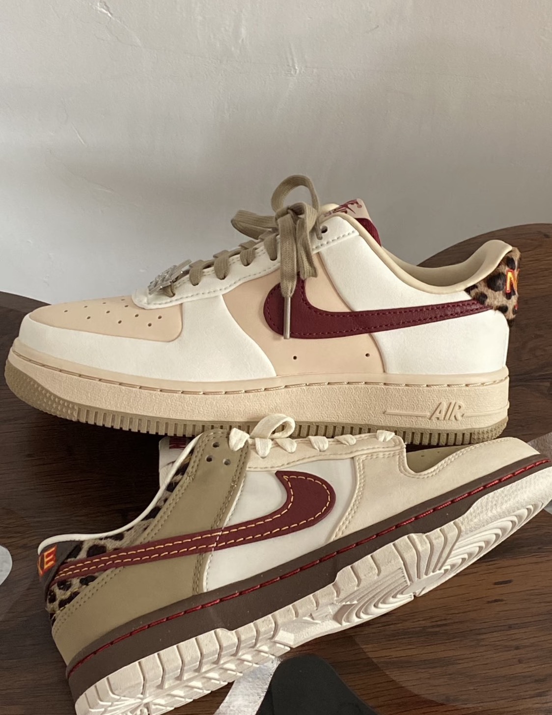 Nike Air Force 1 豹紋水鑽✨