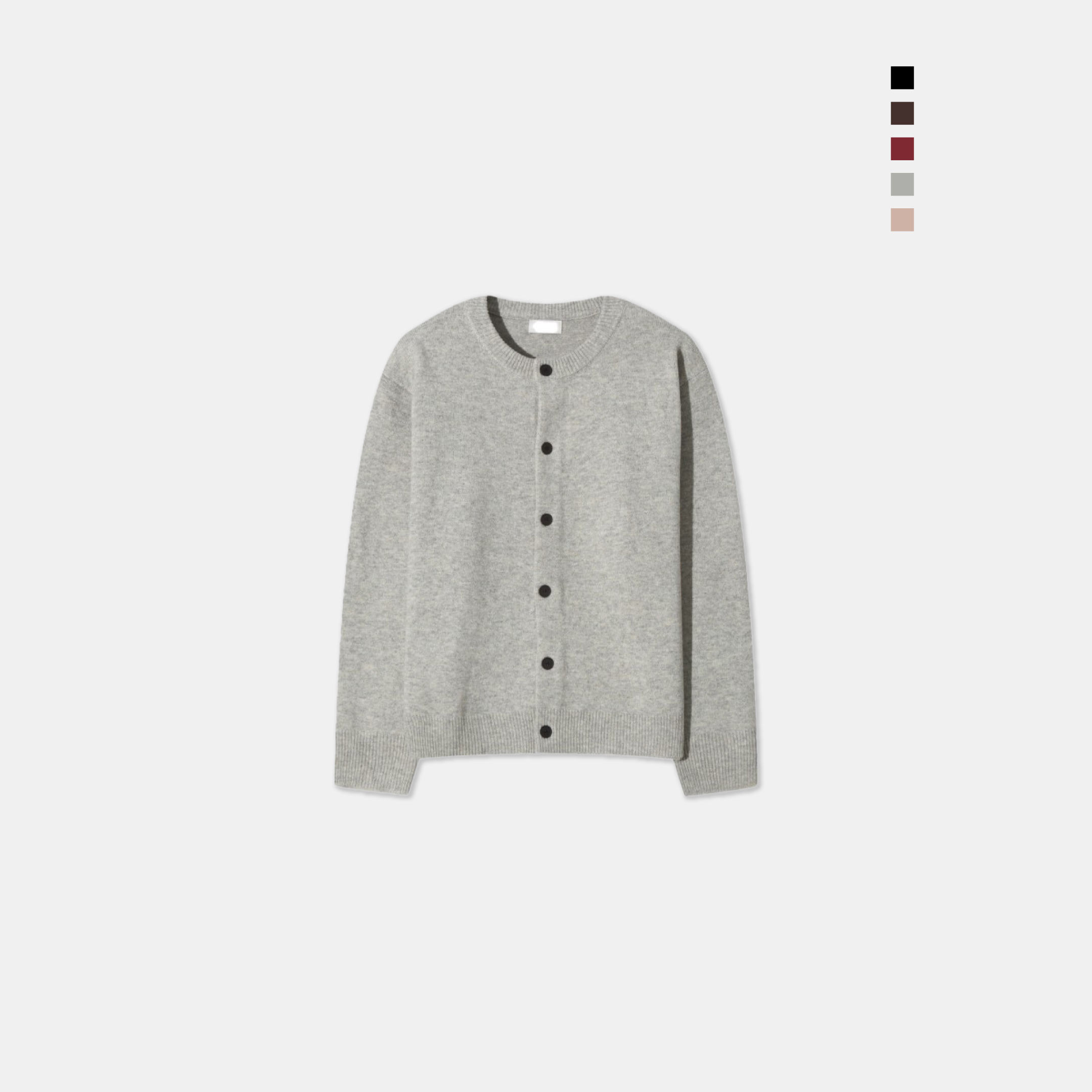 韓國 超柔軟 極簡 質感 針織 開襟 外套