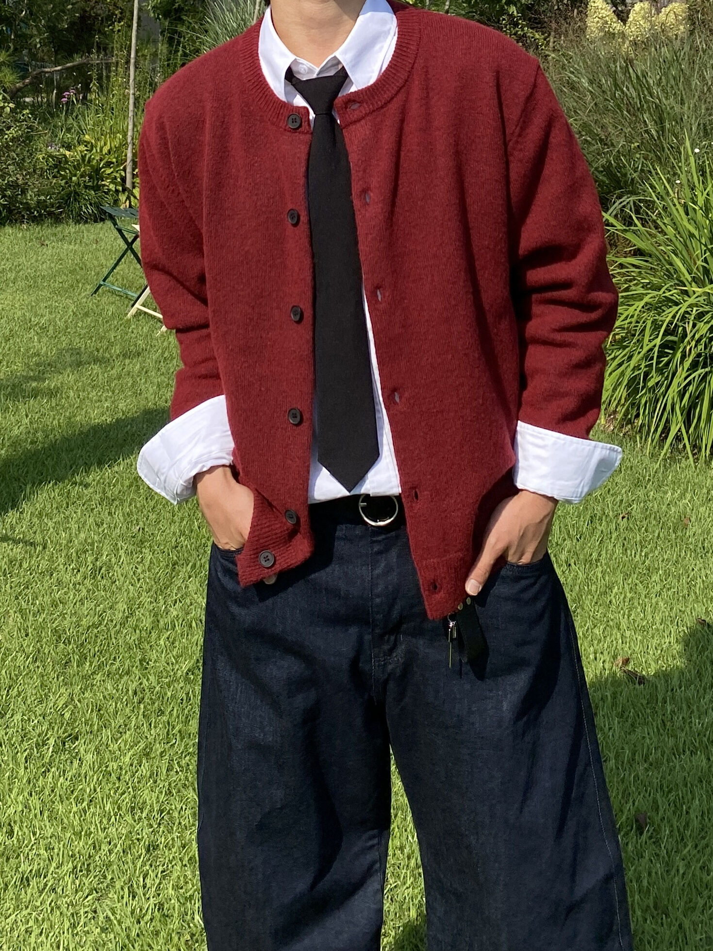 韓國 超柔軟 極簡 質感 針織 開襟 外套