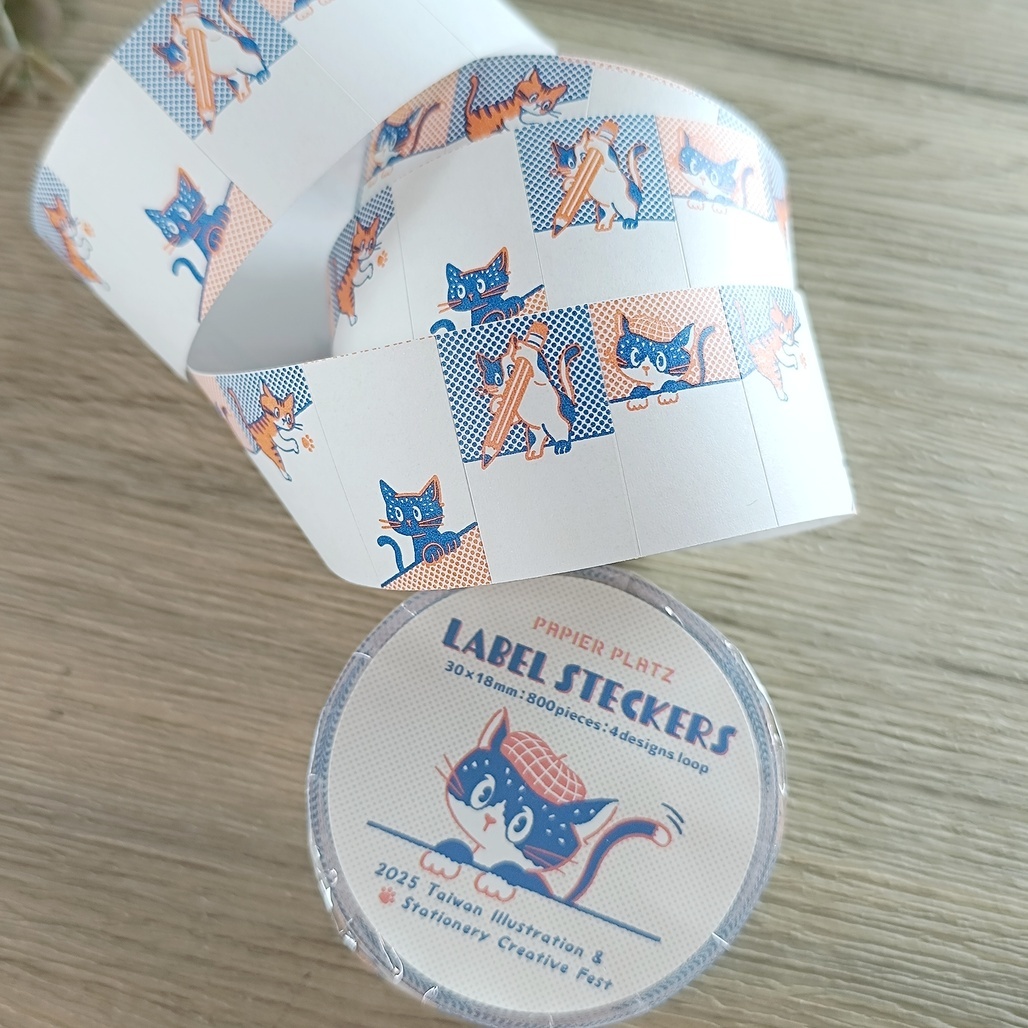 日本Ob1toy x文畫季．標籤貼紙捲 <整捲/分裝>