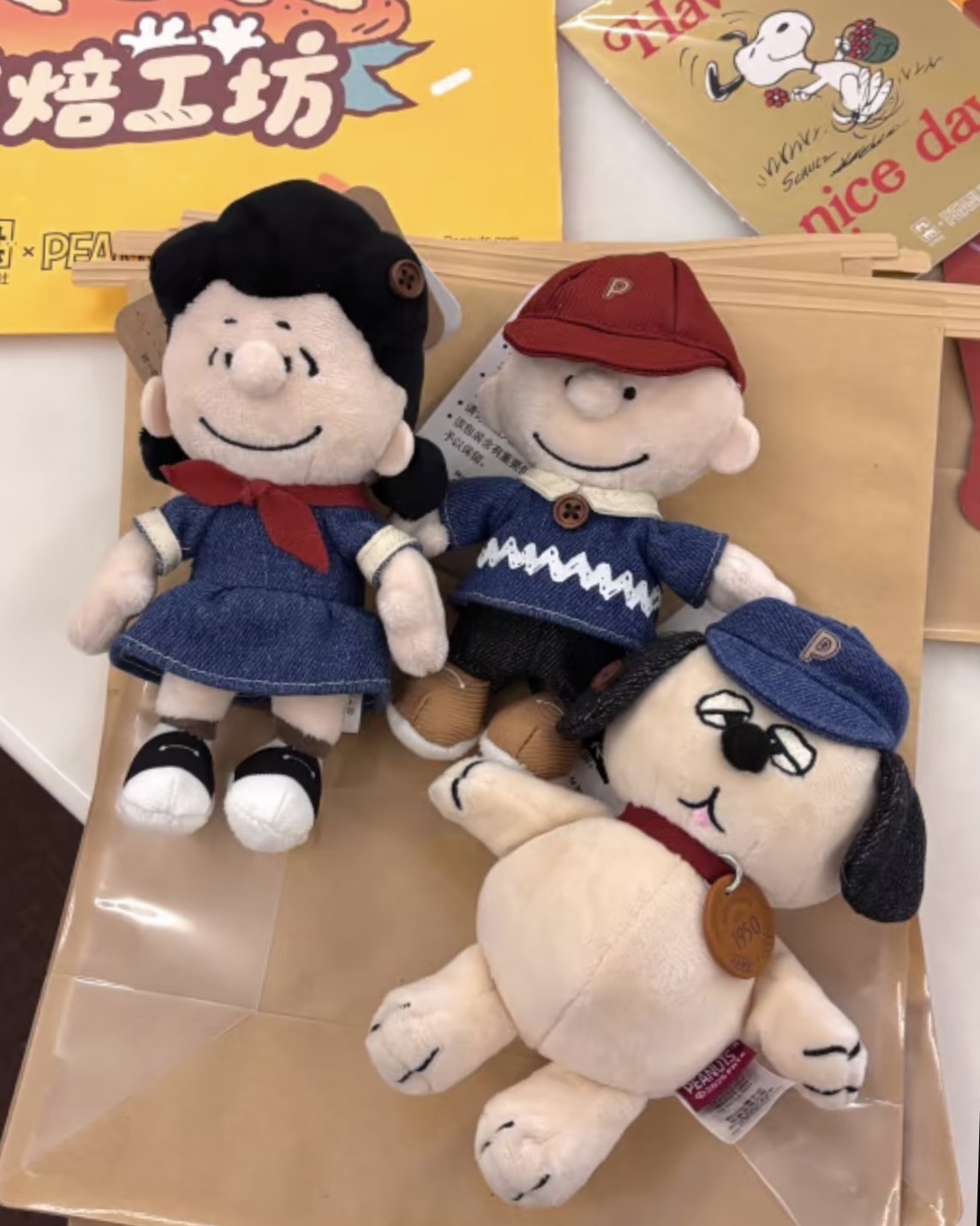 PEANUTS Olaf 自在單寧系列 snoopy 吊飾