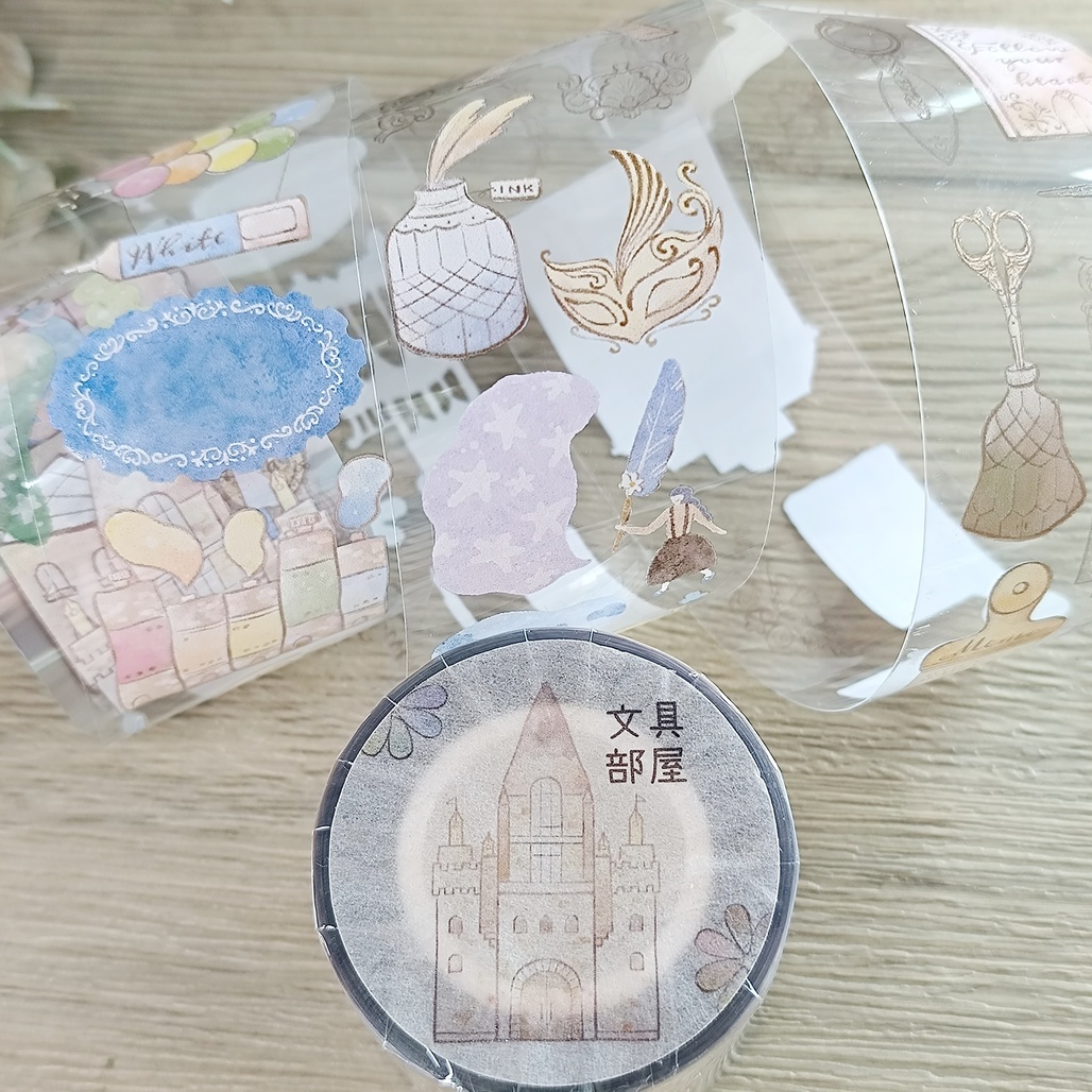 好築藝．文具部屋 4cm亮面PET膠帶 <整捲/分裝>