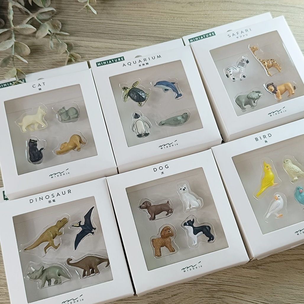 日本MIDORI．迷你造型磁鐵4入 共四款