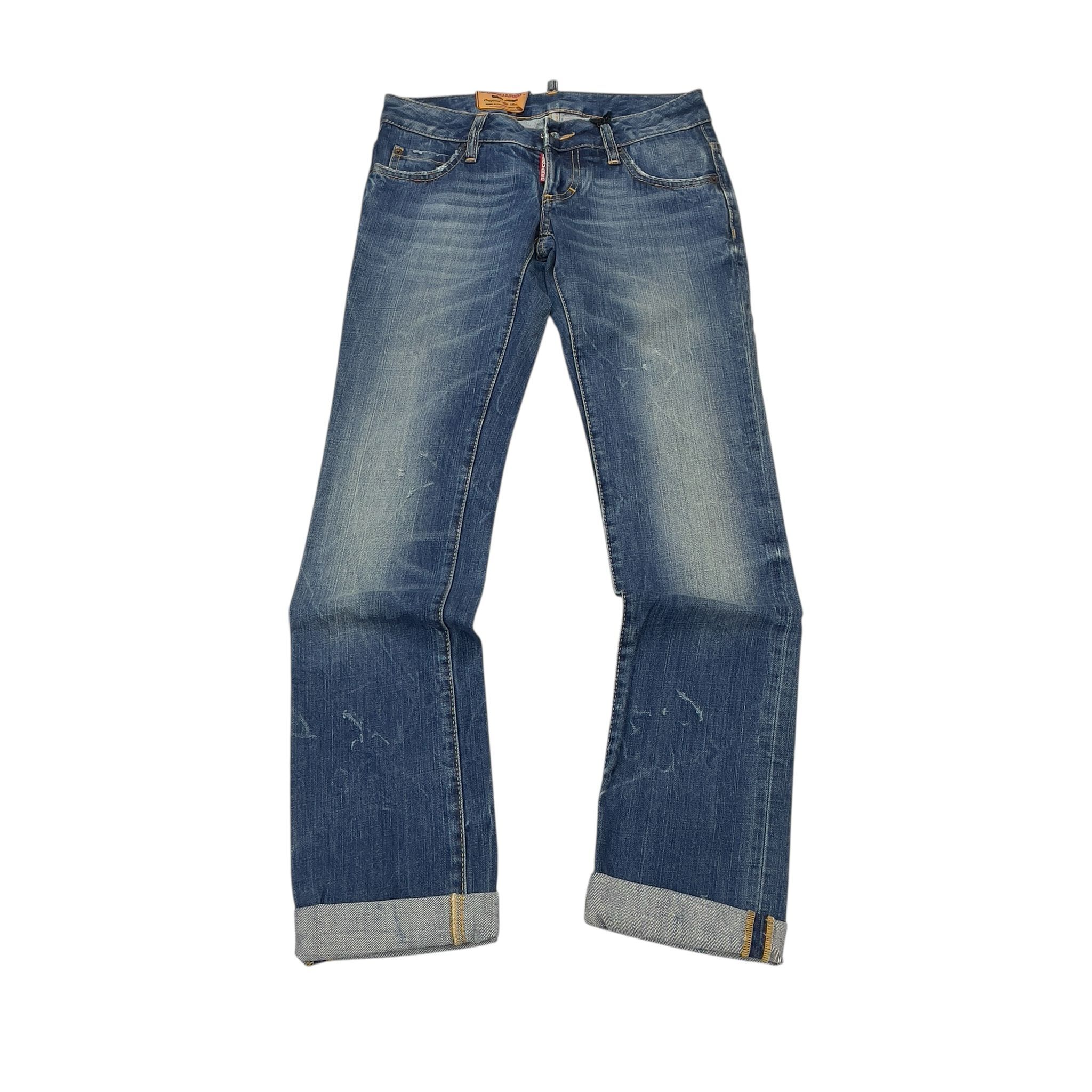 限時清倉價!!!全新DSQUARED洗水藍色牛仔褲38碼 S75LA0268 S30006#BRAND NEW #香榭站正品