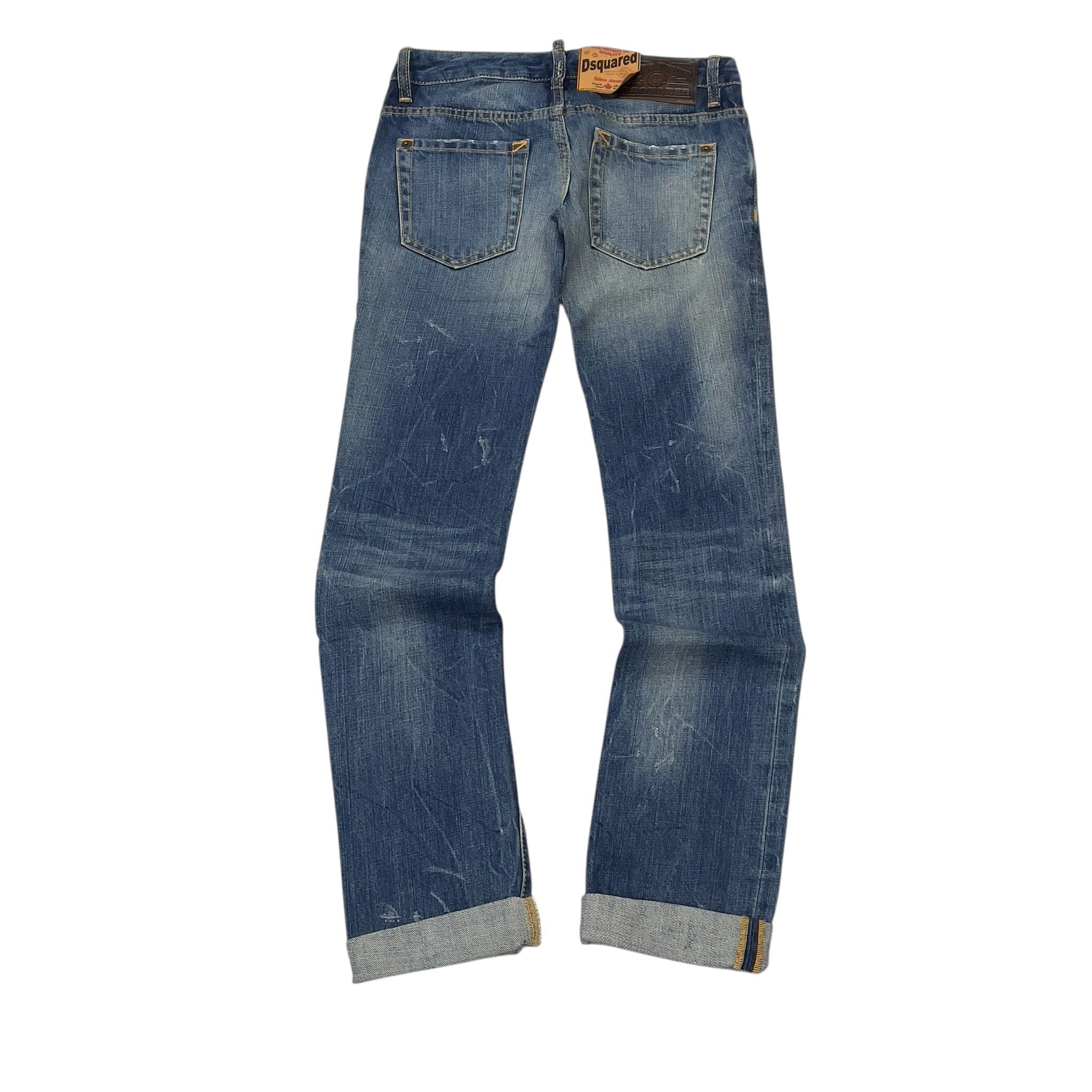 限時清倉價!!!全新DSQUARED洗水藍色牛仔褲38碼 S75LA0268 S30006#BRAND NEW #香榭站正品