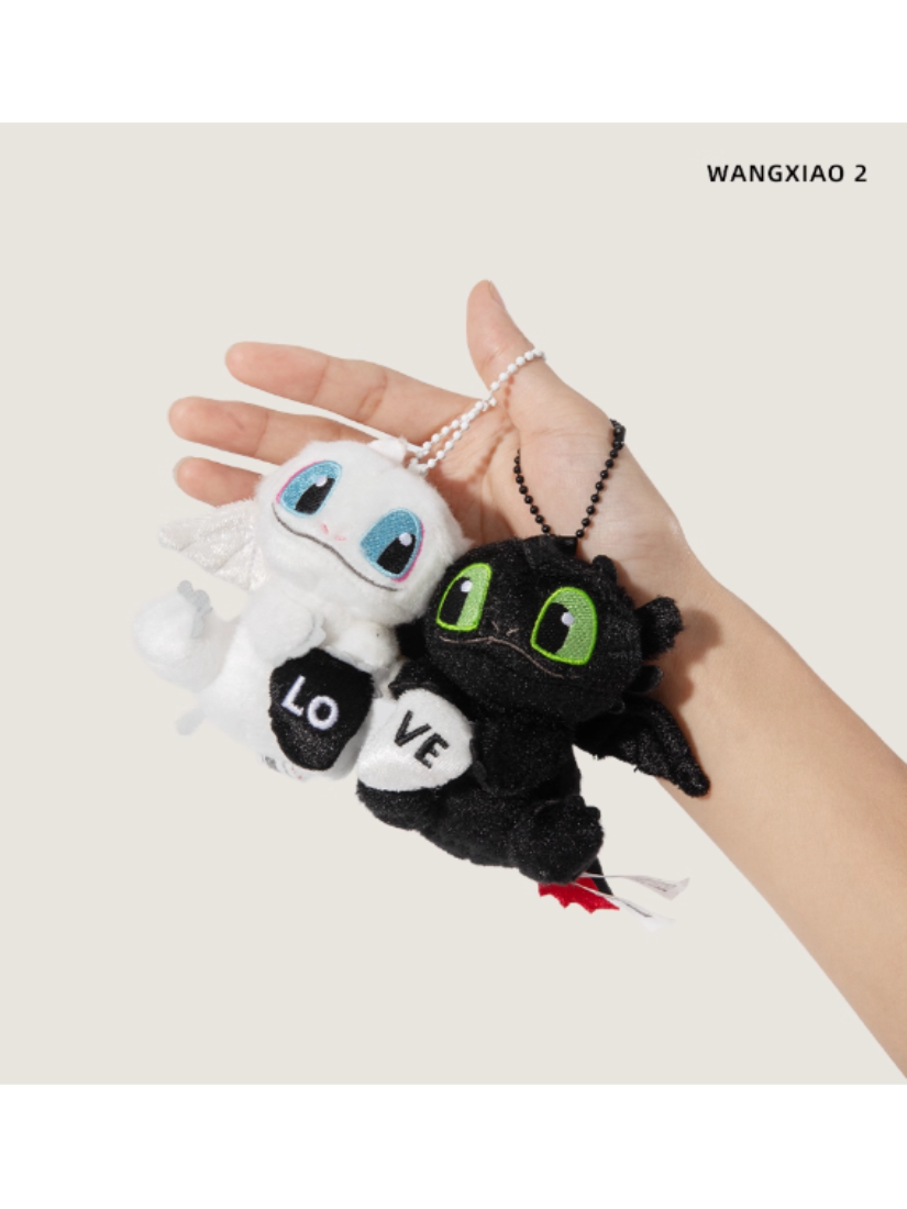 【 預購 】WANGXIAO 2 沒牙 & 光煞「磁吸LOVE」情侶掛件