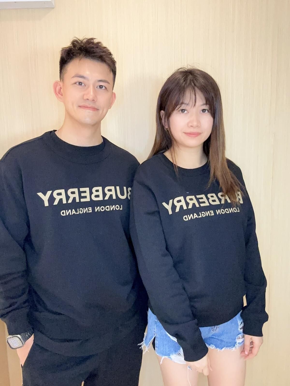 BBR 黑色 金字 衞衣 男女可穿