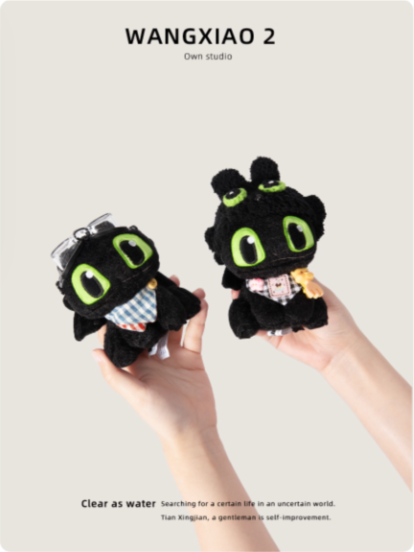 【 預購 】WANGXIAO 2 "坐姿 OOTD" 時尚系列 沒牙掛件