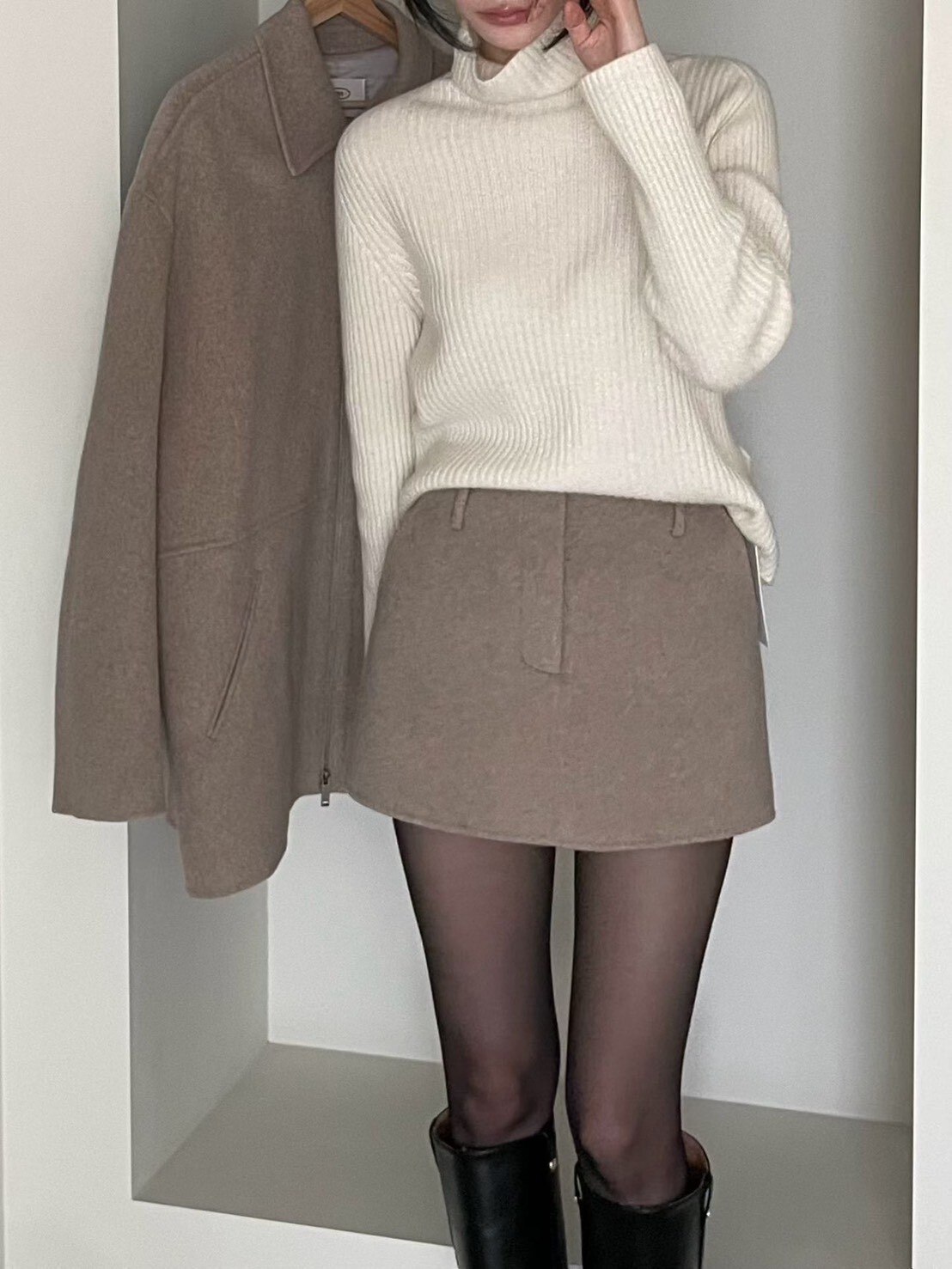 羊毛褲裙