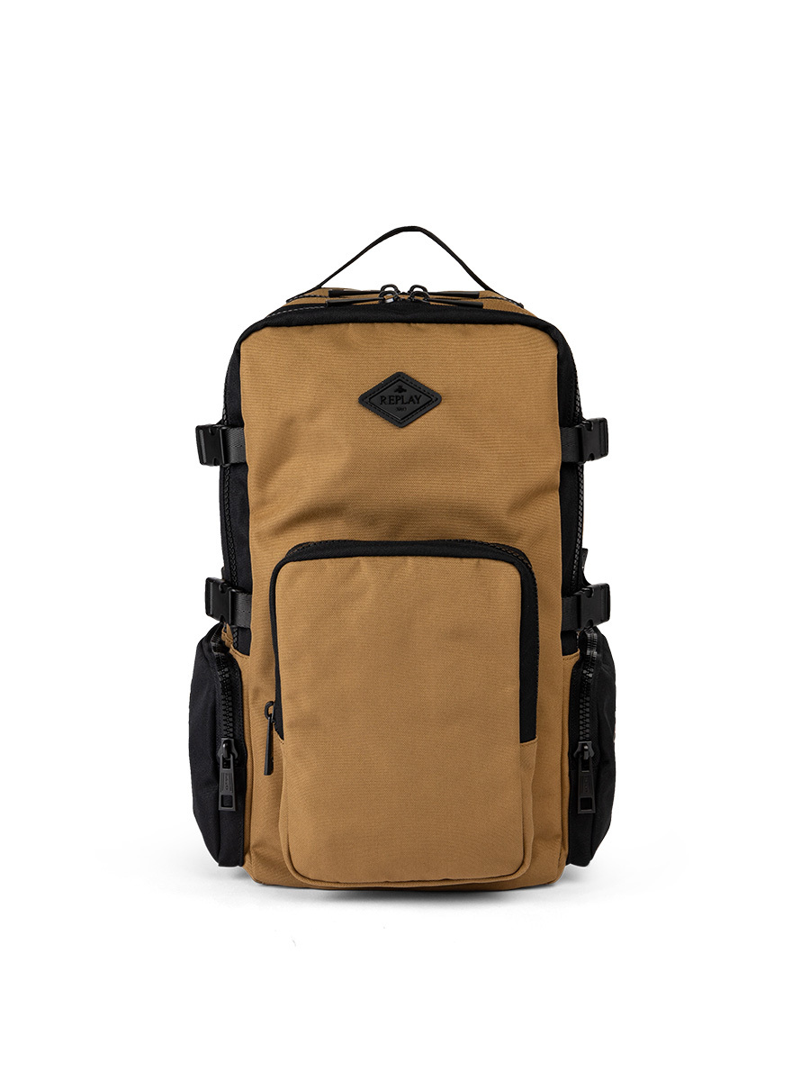 卡其色多功能後背包