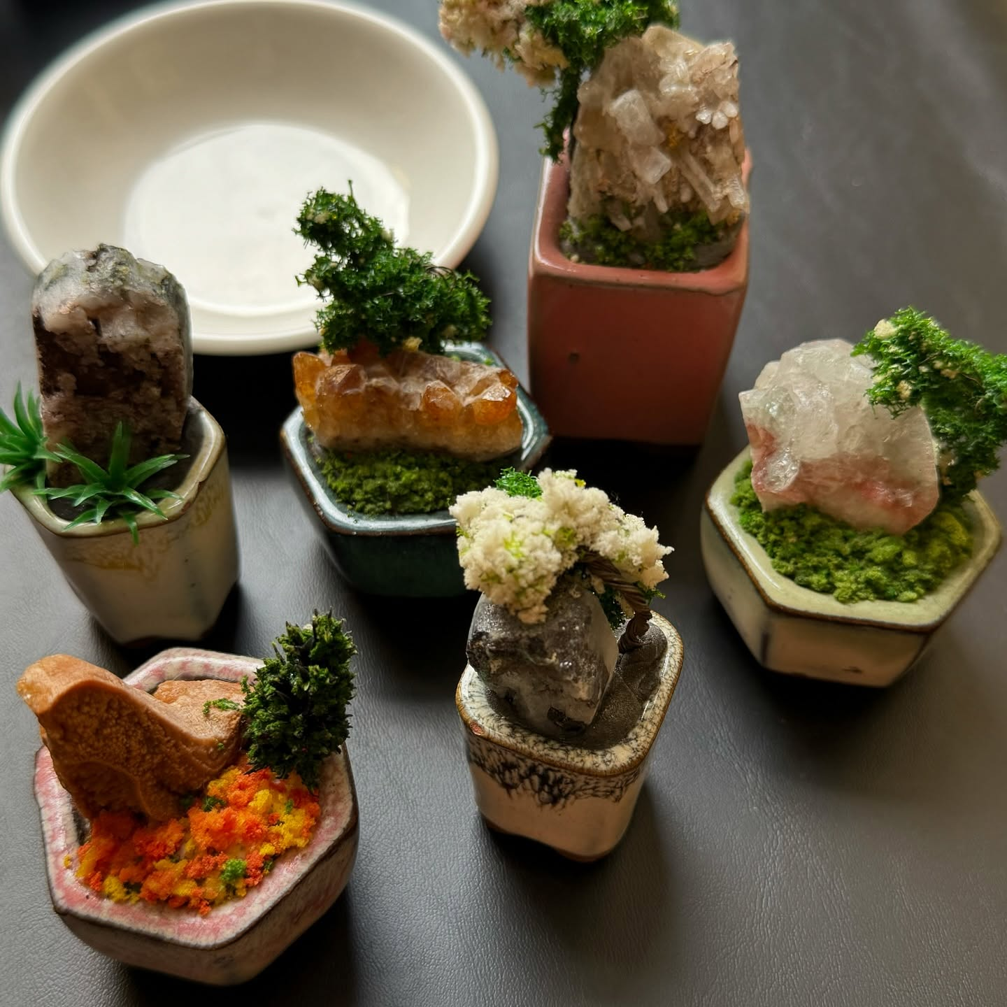 [原石] 原礦 花盆 擺件