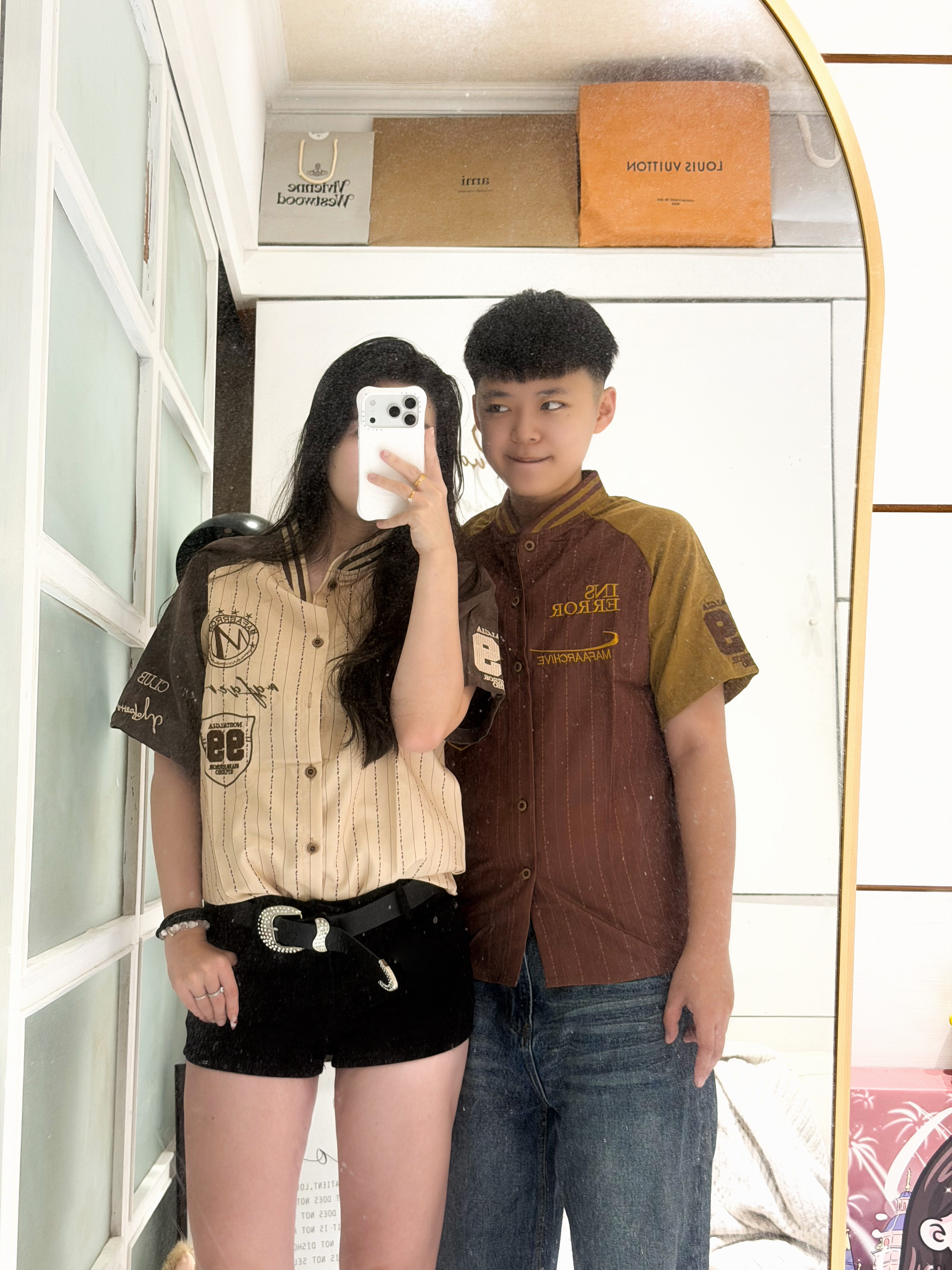 美式拼接棒球衫⚾️