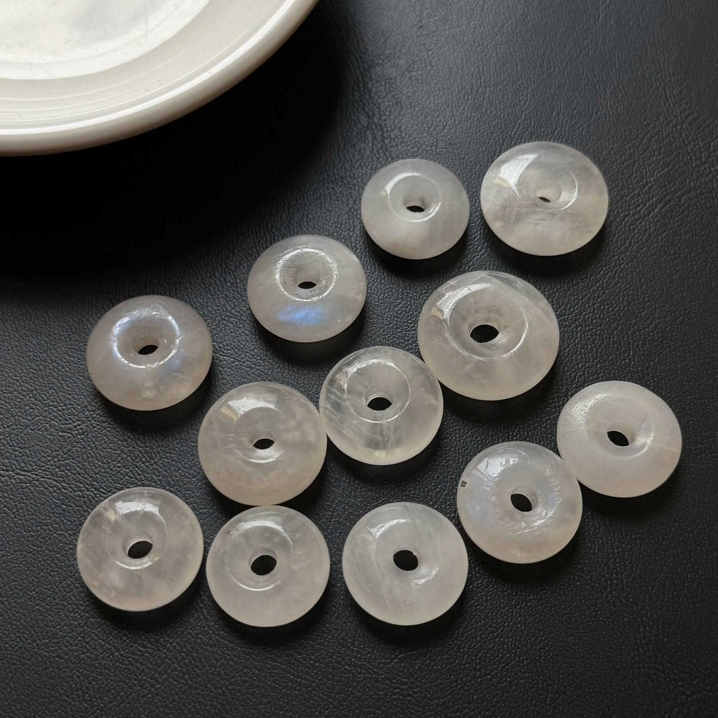 [原石] 月光石 平安扣