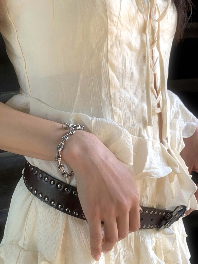 韓國 OFUSE Weave Chain Bracelet 鋼 編織鍊 手鍊