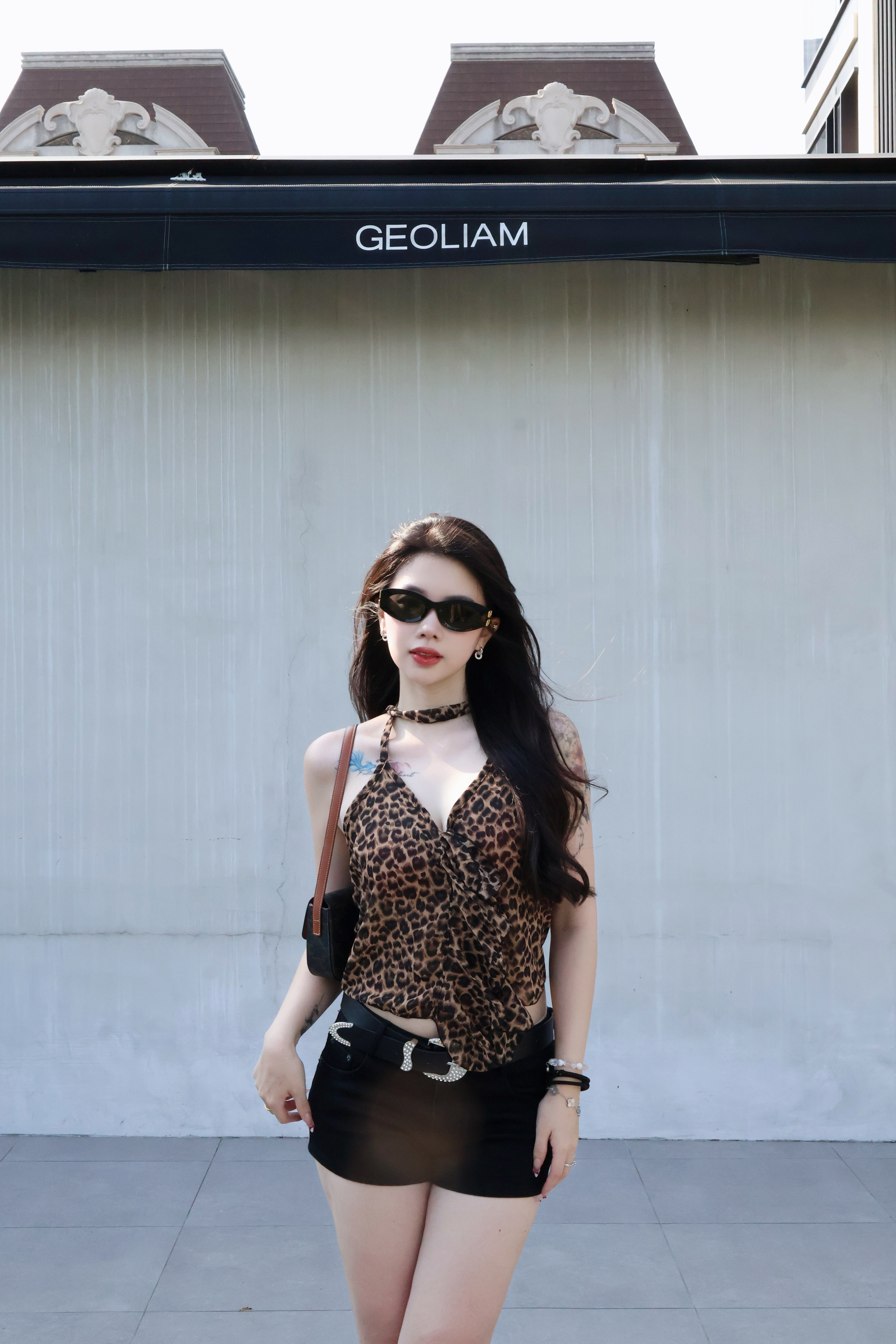 水鑽皮帶💎辣妹牛仔短褲