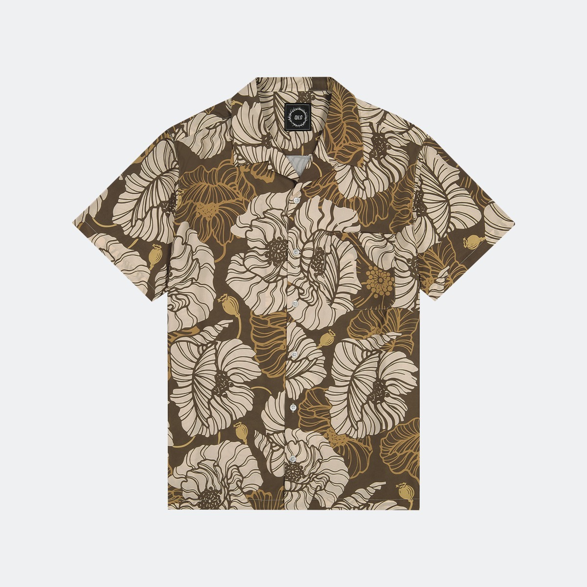 QILO x Bad Moon Print Press "罌粟花度假襯衫