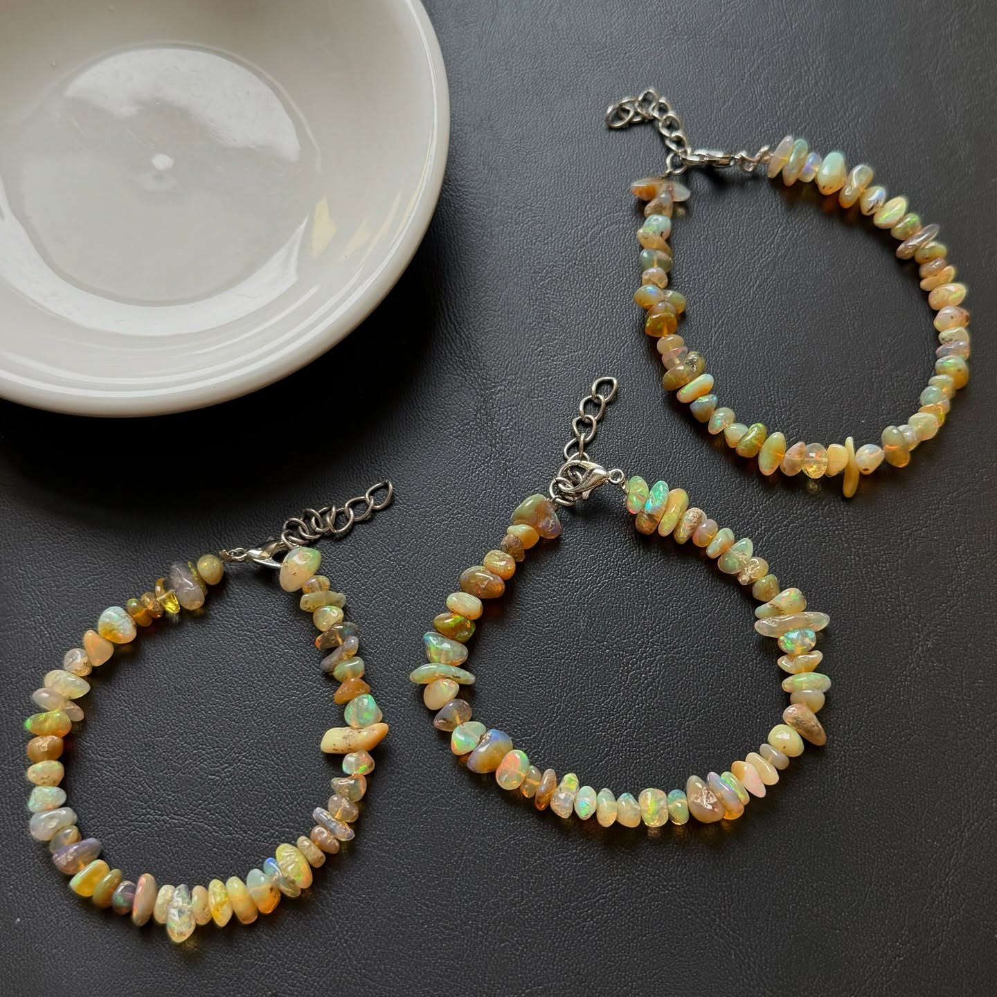 [原石] 衣索比亞蛋白石 手鍊