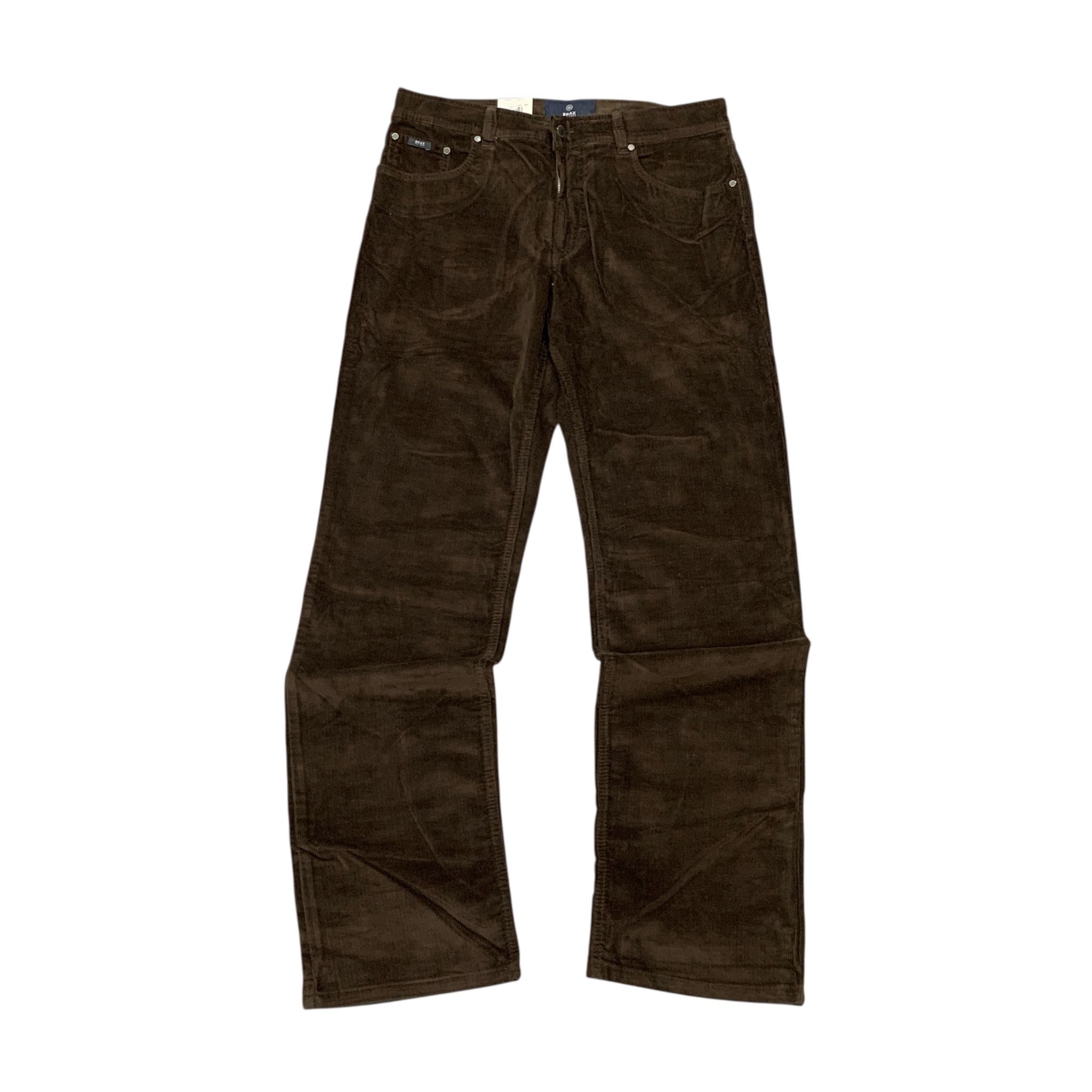 限時清倉價!!! 全新BRAX 男士啡色燈芯絨長褲 US 34碼 205011 1525 CESAR #BRAND NEW #香榭站正品