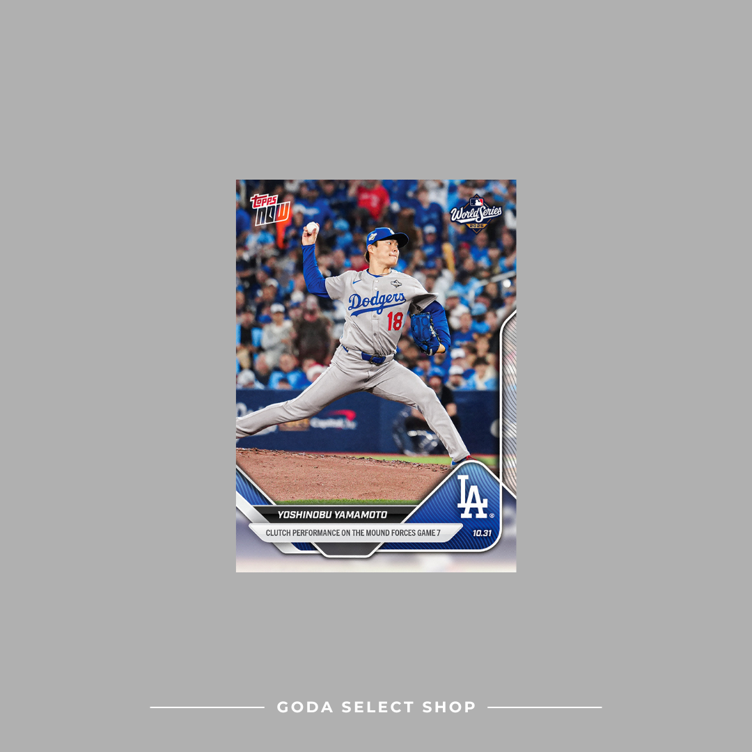 TOPPS NOW 球員卡 Yoshinobu Yamamoto 山本由伸 世界大賽 2025 MLB Topps NOW® - Card 916