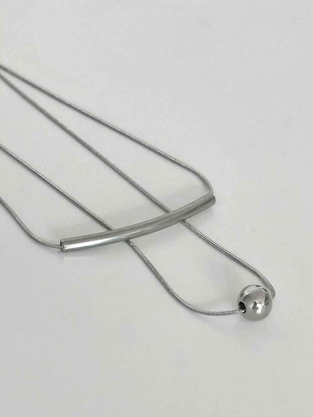 <勝寬同款>韓國 OFUSE Basic Two Chain 鋼 雙層 項鍊