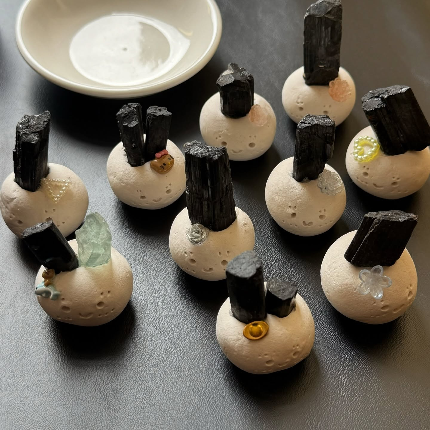 [原石] 黑碧璽 小晶靈 擺件