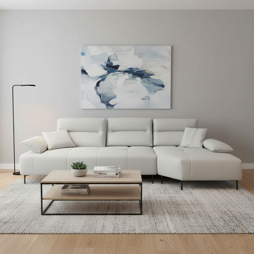 【Bernie 伯尼】 冷萃舒眠布藝沙發 - 椅背、扶手皆可調節，坐臥隨心所欲，享受全方位無死角的服貼與支撐。