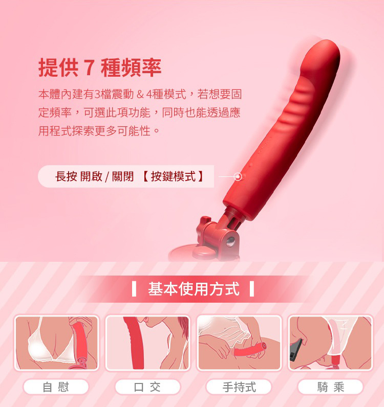 LOVENSE Mission 2 智能手機遙控 觸覺感應按摩棒