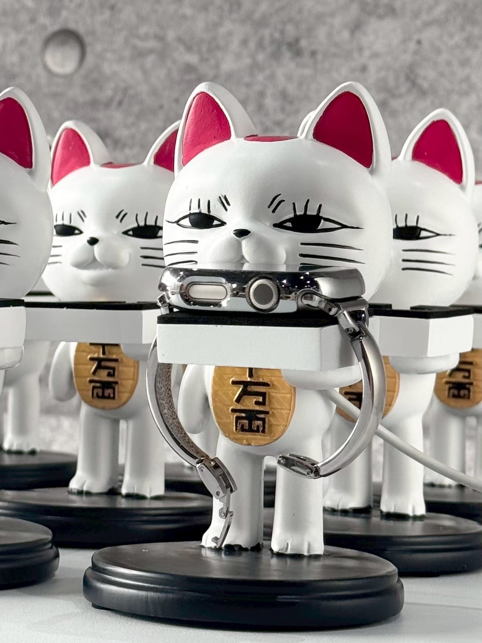 膽大黨 Apple Watch 高速婆婆招財貓  手錶支架底座