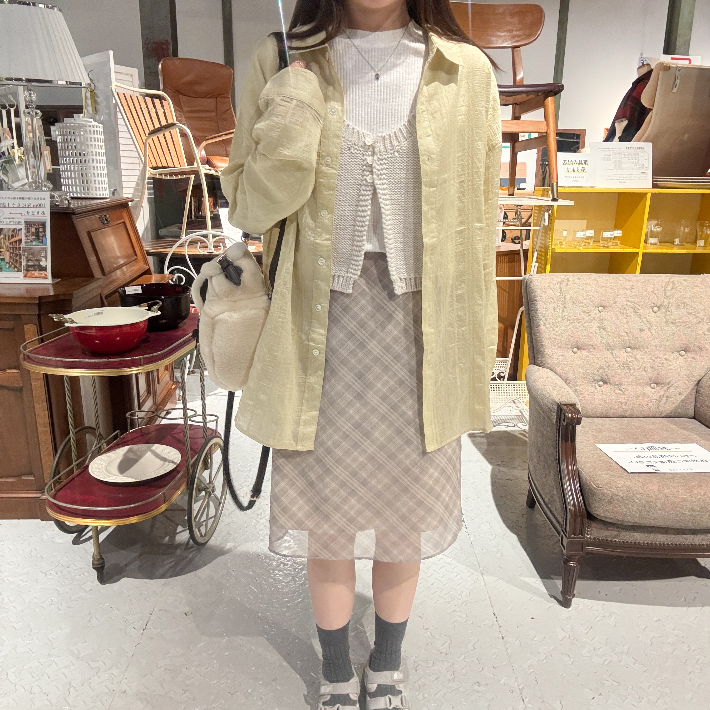 糖果色oversize恤衫